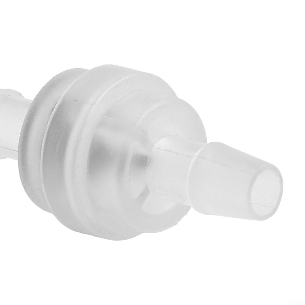 3-12mm Plastic One-WayValve Check Non-Return Valve Oil Gas Water  White Valve