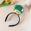 Cartoon Vegetable Headband Animal Frog Plush Hairband Lovely   Cosplay