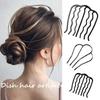 Set di forcine per capelli a forma di U Forcine per capelli per donne Ragazze Briders Forcine per capelli nere in metallo Barrettes Bun Maker Accessori per lo styling dei capelli
