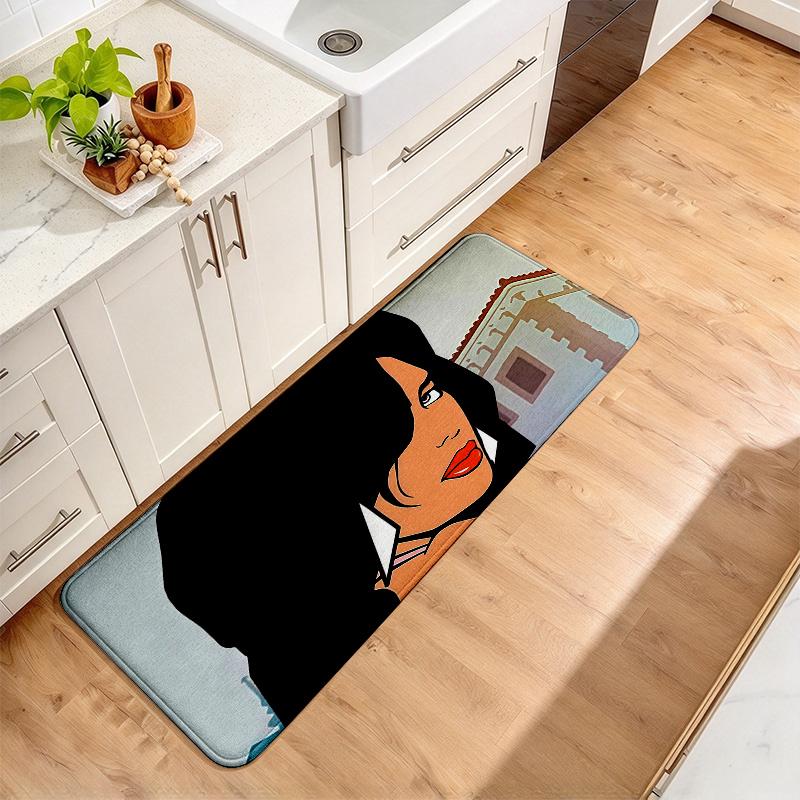 Grand Theft Auto2 Flannel Kitchen Mat Christmas Soft Area Rug Non Slip Floor Carpet Home Decoration