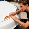 For Tesla Model 3/y Santa Hat Car Stickers Easy To Peel Festive Self-Adhesive Decoration Antler Decal Holiday Supplies