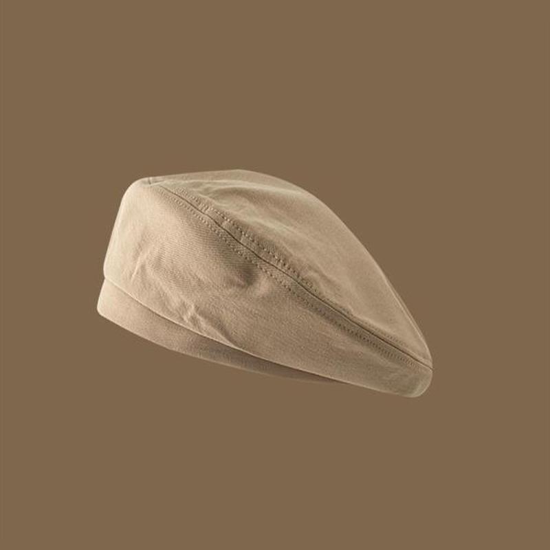 Umělecký klobouk, prodyšný umělecký a retro baret, ženský japonský osmiboký klobouk