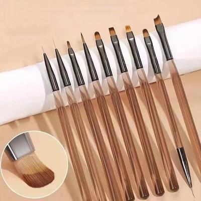 9pcs Nail Art Brushes,Nail Art Tool Set, Nail Dotting Tools, Nail Art Design Brushes for Gel Polish, Nail Polish Brushes