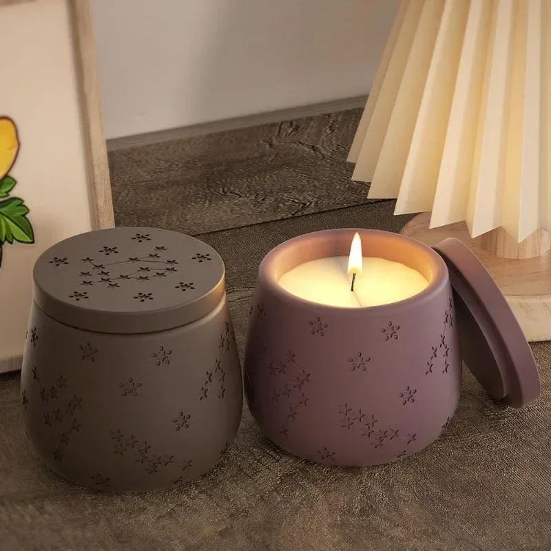 Diy Epoxy Resin Constellation Candle Cup Storage Jar Silicone Moulds