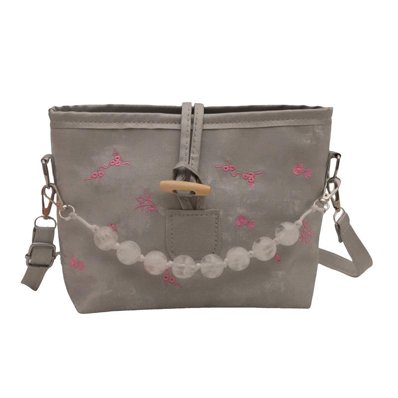 New Niche Design Personalized Handbag New Chinese Style Fashionable Bucket Bag Women Casual Crossbody Women Bag