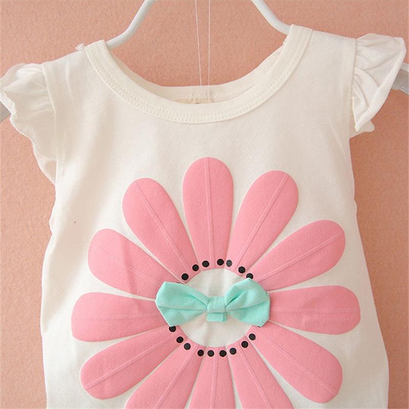 Korean-Style Summer Floral Vest & Shorts Set for Girls (0-4 Years)
