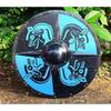 60.96 cm Medieval Viking shield, wooden Shield, Valhalla raven shield, Viking Replica shield, Medieval warrior shield