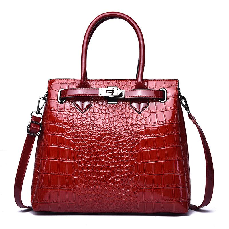 Bag Women's Bag New Crossbody Bag Women's Shoulder Bag Crocodile Pattern Atmospheric Women's Handbag Women's