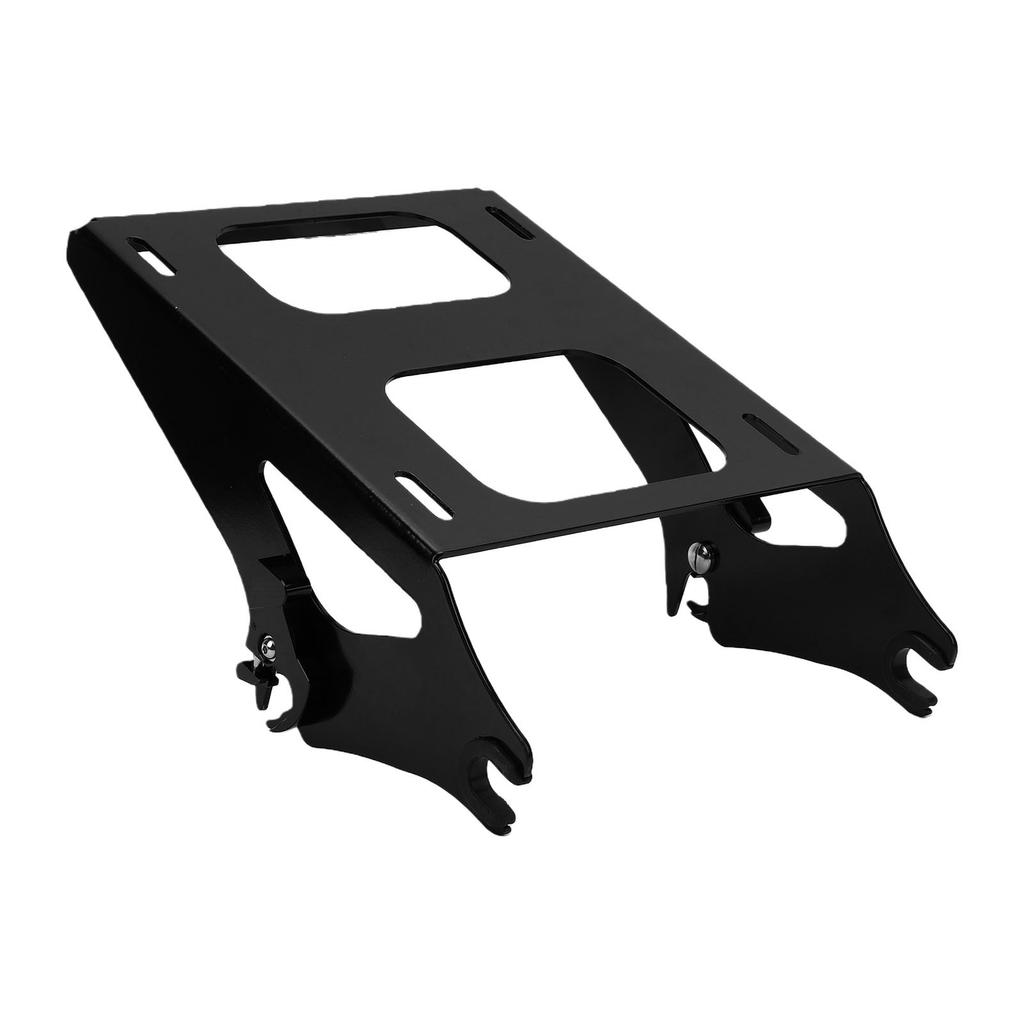 Tour Trunk Mounting Rack Heavy Duty Detachable Motorcycle Luggage Rack Mount Replacement for Electra Glide Black