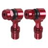 1 Paar CNC Rad Reifenventil Tubeless Ventil Passend für Suzuki Hayab GSXR600 GSXR750 GSXR1000 Rot