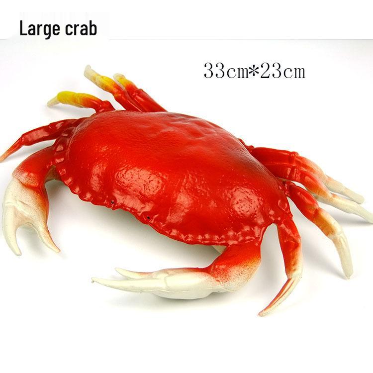 Large Plastic Lobster and Crab Simulation Toy Model