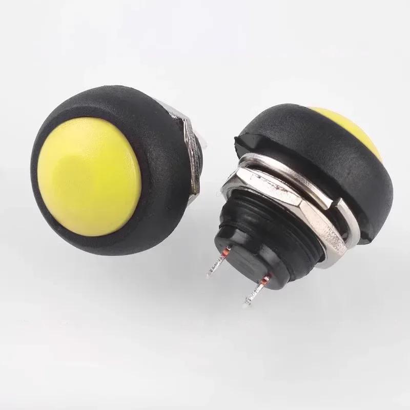 5/20/100Pcs Pbs-33B 12Mm Self-Reset On-Off Self-Locking Push Button Switch 2Pin Mini Momentary Round Switch
