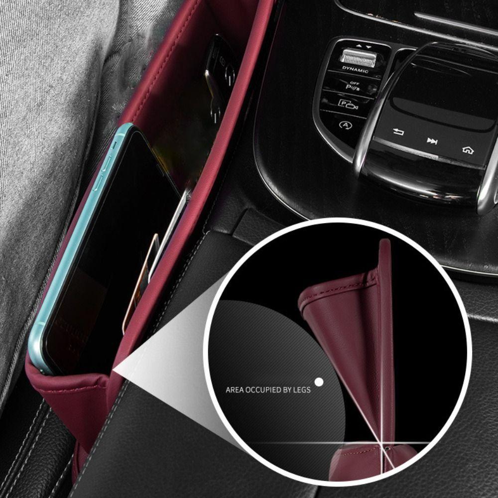 with Hole Car Seat Gap Storage Box Flexible Car Storage Organizer  Organizer Accessories