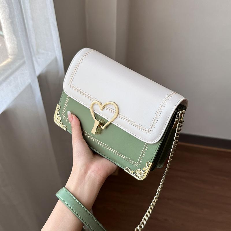 Mrs. Qiao's Popular Bag 2025 New High-end Qixi Festival Gift Crossbody Bag Women's Genuine Leather Chain Small Square Bag