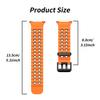 Silicone Marine Band For Samsung Galaxy Watch 8 Classic 46mm Sports Strap For Samsung Watch 8 44mm 40mm Bracelet Watchbands