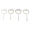 4pcs Multifunctional Plastic Meat Scraper Handhold Manual Fish Scales White Bone Scraper Kitchen