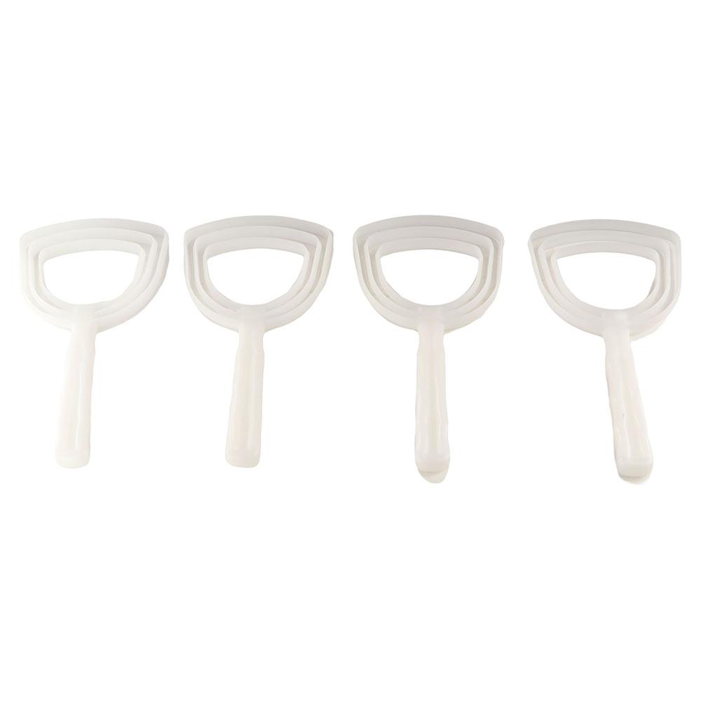 4pcs Multifunctional Plastic Meat Scraper Handhold Manual Fish Scales White Bone Scraper Kitchen