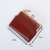 New Clip Change Bag Short Wallet Female Simple Multi-functional Folding Wallet Card Bag Female