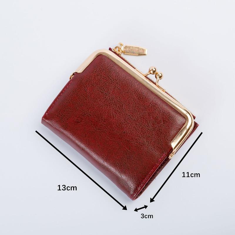 New Clip Change Bag Short Wallet Female Simple Multi-functional Folding Wallet Card Bag Female