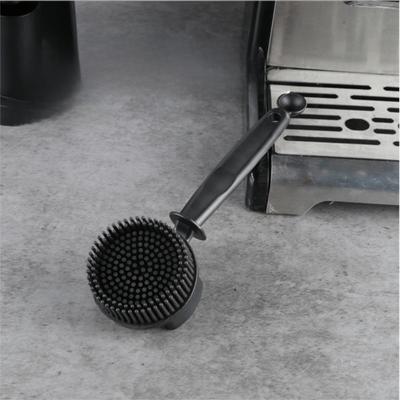 Silicone Coffee Machine Cleaning Brush Detachable 51/58 Mm Coffee Maker Cleaning Brush Removable Head Heat-resistant