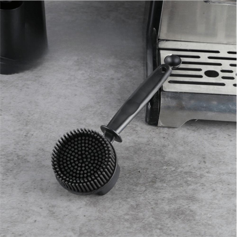 Silicone Coffee Machine Cleaning Brush 51/58 Mm Detachable Espresso Machine Cleaner Removable Head Heat-resistant