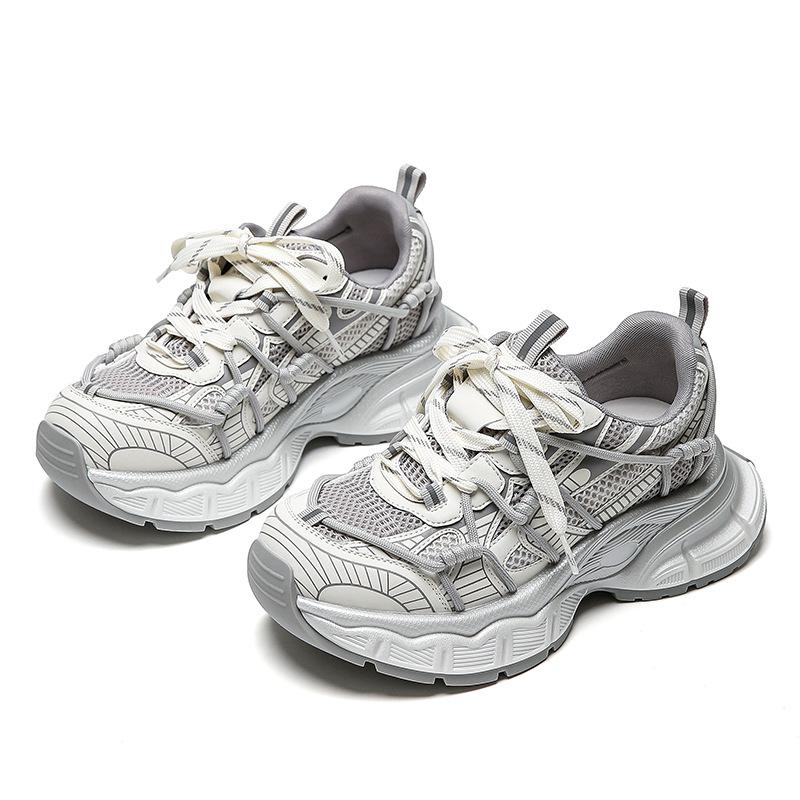 2025 New Platform Dad Shoes Women's Summer Shoes Women's Shoes Versatile Breathable Sports Shoes Women's Shoes Casual Shoes