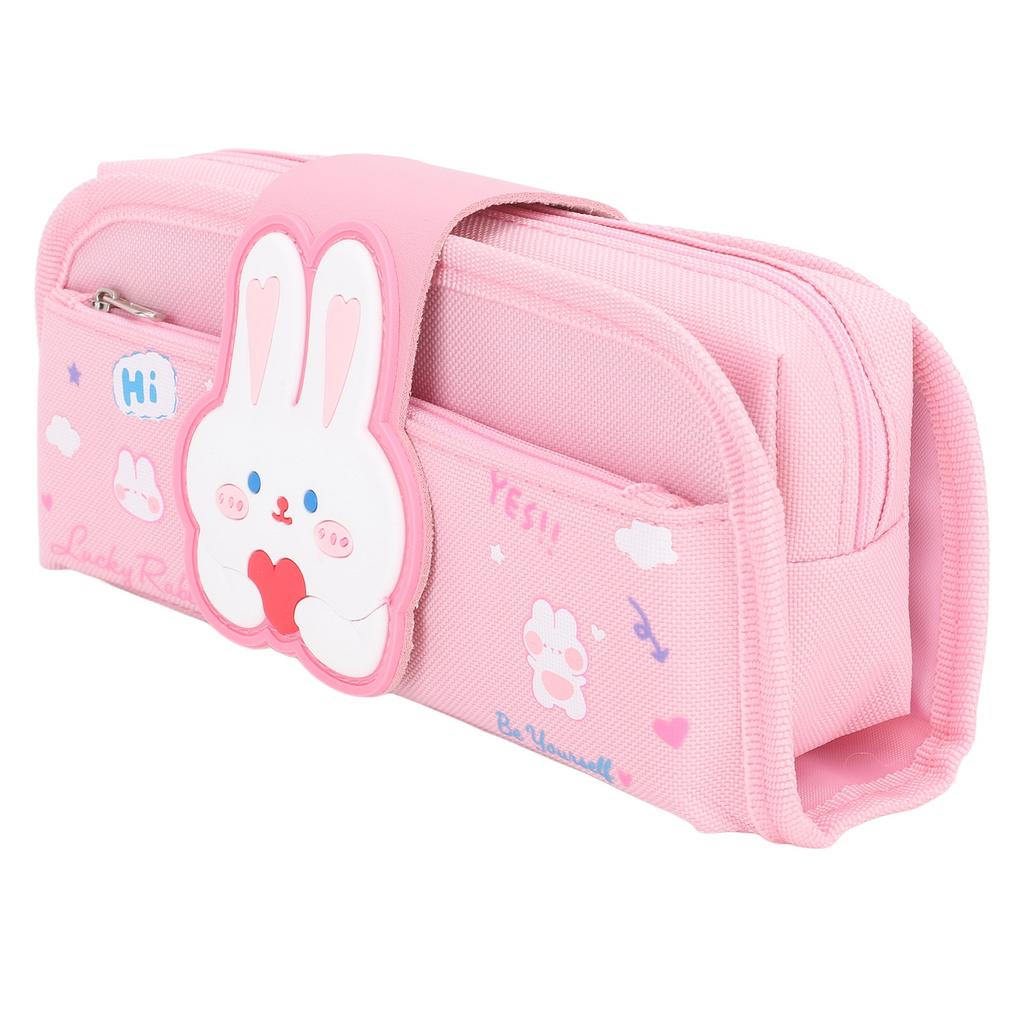 Large Pencil Case Canvas Detachable Portable Large Capacity Pencil Pouch Bag for School Office Colle