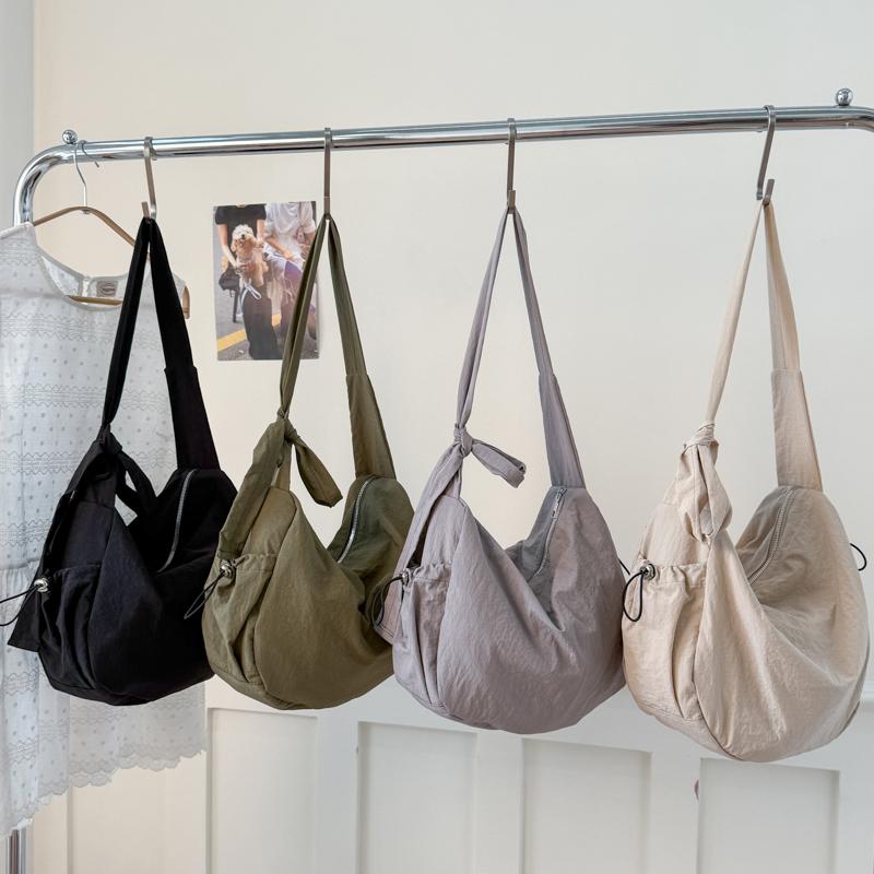 Women's Large Capacity Shoulder Bag Solid Color Crossbody Bag