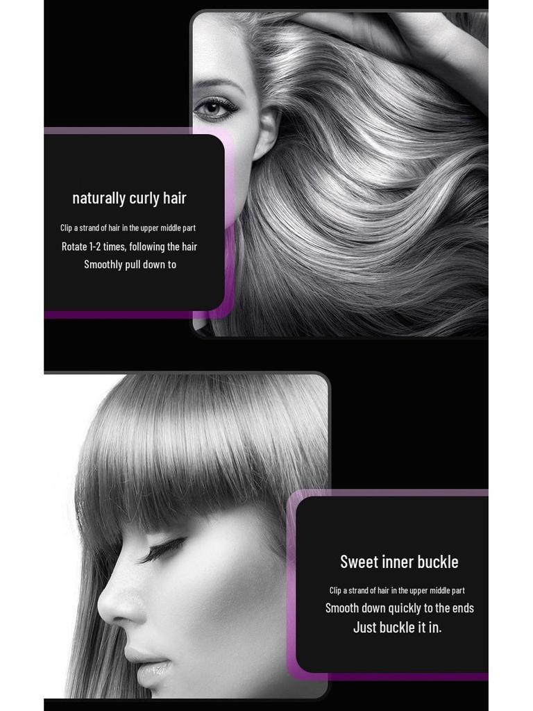 Kemei KM-329 Hair Straightener: Ceramic, Fast Heating, Constant Temperature, Damage-Free, Women's Electric Straightening Iron.
