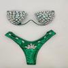 2020 Vibrant Sewn Diamond Bikini Swimwear