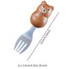 Bear Fork Utensils Multipurpose Mixing Stirring Kitchen Gadgets Reusable Flatware for Party Holiday Gift Daily Use Restaurant