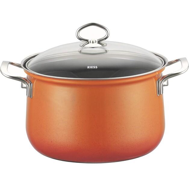 Набор эмалированной посуды Riess Nouvelle Corall, 5 предметов (0584-034)