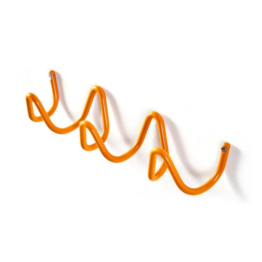 

Minimalist Door Back Clothes Hook Waterproof Sundries Storage Holder Key Hook Rack Entryway Orange 3Hooks