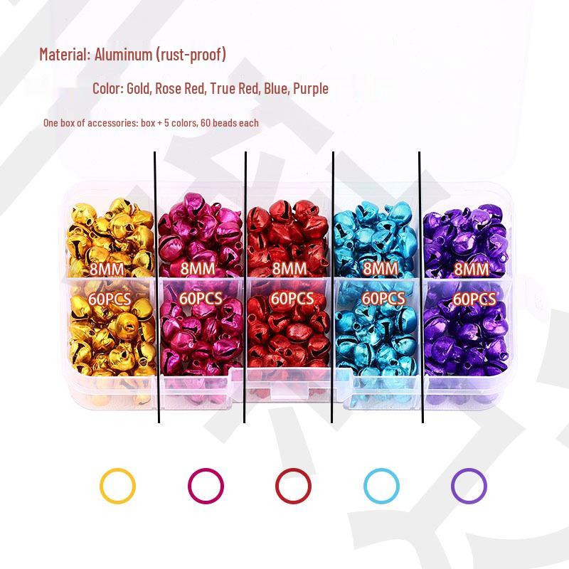 Mixed Color Jingle Bells DIY Ornaments for Early Education & Crafts