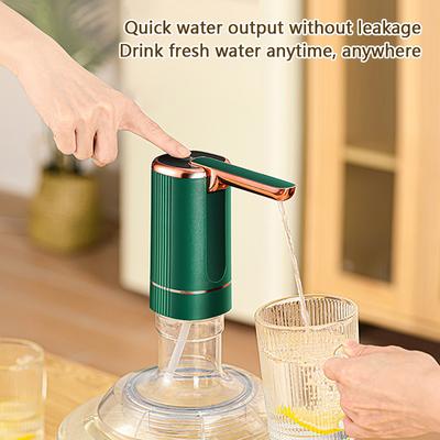 Portable Electric Water Dispenser Pump Foldable USB Dispenser Pump Kitchen Office Accessories