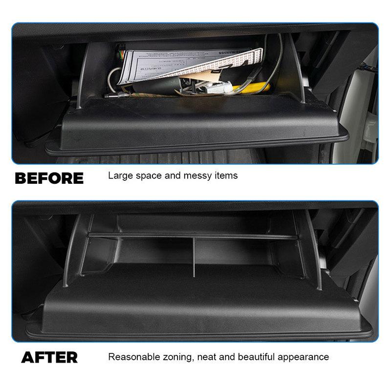 LHD for Honda CRV CR-V 6th  2024 Car interior decoration accessories ABS storage box glove box partition plate