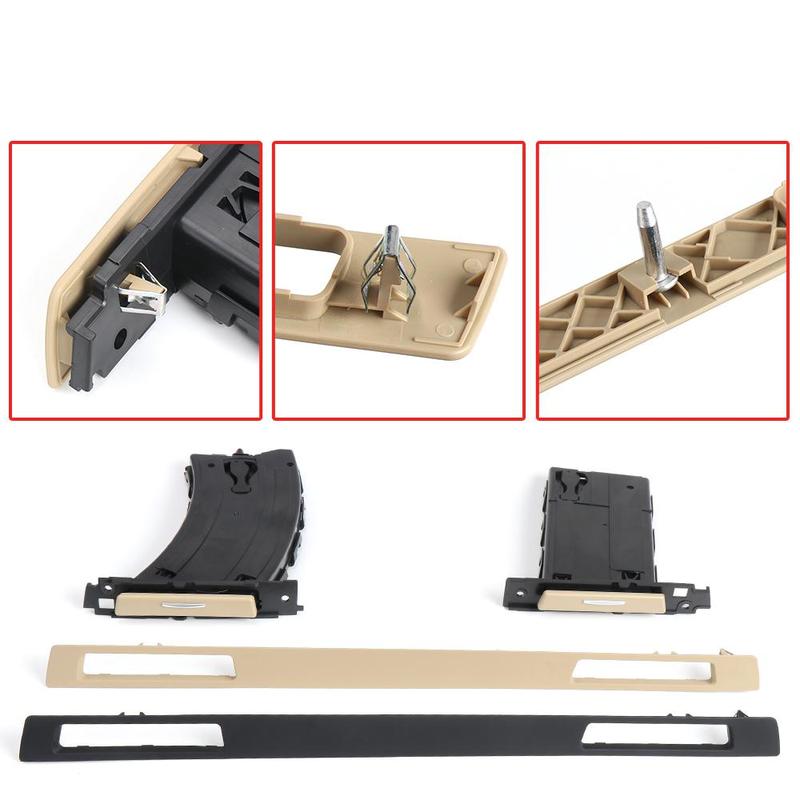 For BMW E90 E91 E92 E93 Car Water Cup Holder Panel Interior Strip Trim For BMW 3 Series M3 2005-2012 51457138798