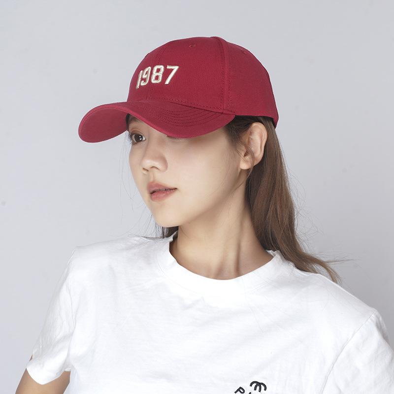 Fashion Hat Women's Summer Deep Top Hardtop Baseball Cap Korean Edition Tide Letter Embroidery Shade Cap