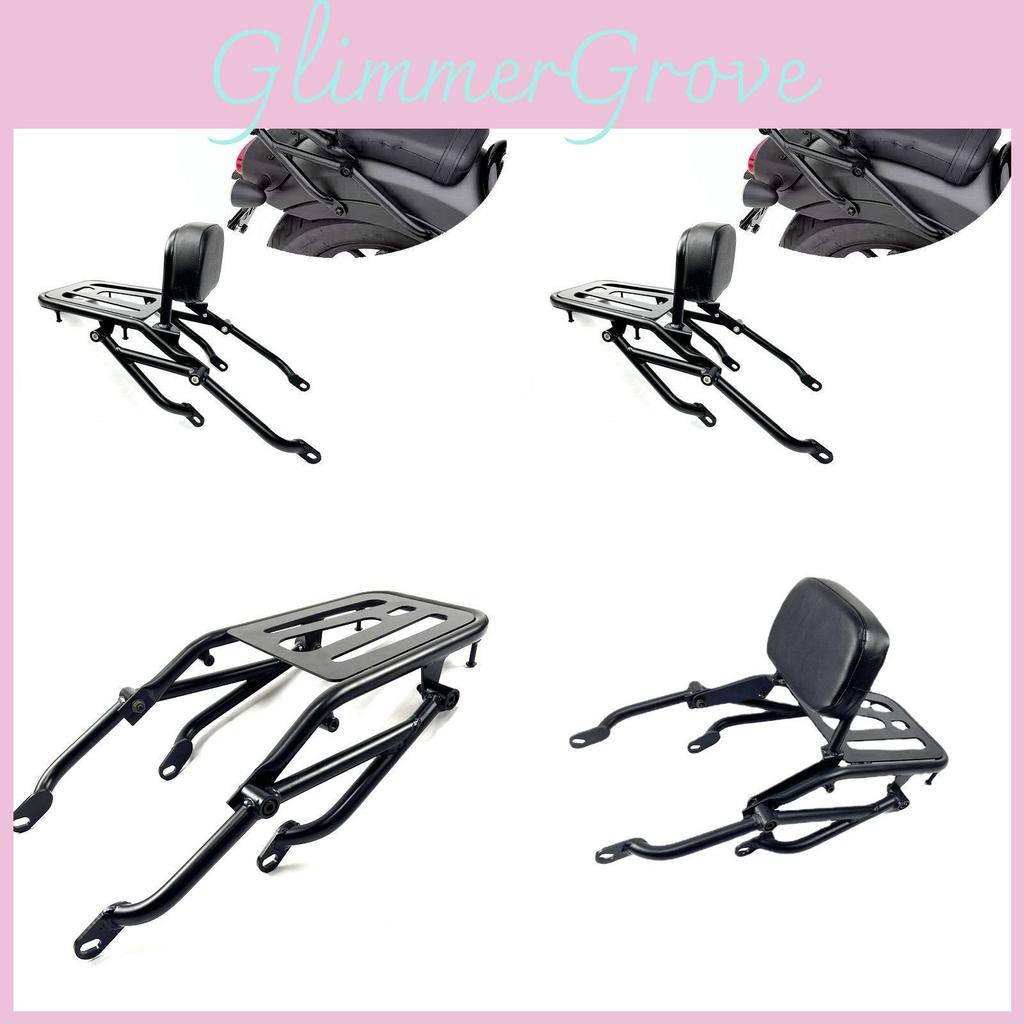 Sturdy Honda Cm500 Cm300 Enhanced Backrest Rack For Rebel 500 Travel Comfort