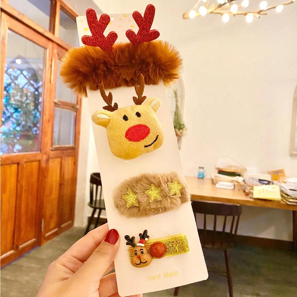 Vánoční Paroží Jelení Roh Čelenka Ženy Dívky Kočičí Uši Vlasová Obruč Pokrývka hlavy Vílí Kostým Pokrývka hlavy Čelenka Vlasová Gumička
