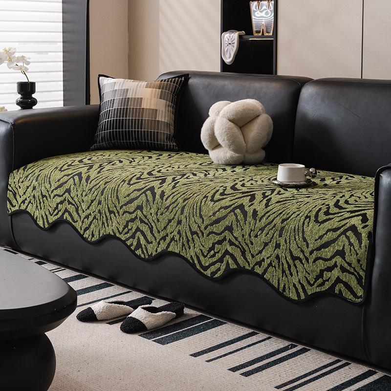 Light Luxury High-End Sofa Cushion Is Universal In All Seasons New Non-Slip Seat Cushion Chenier Straight Sofa Cover Cloth Towel