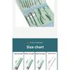Nail clippers set, nail clippers set, nail clippers, pedicure tools, beauty set, 7-piece set, ear scoop