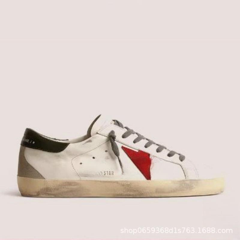 Chaussures décontractées pour hommes et femmes étoiles petites chaussures sales nouvelles polyvalentes chaussures de skate chaussures sales cuir de vachette chaussures blanches