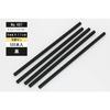 Shibase Kogyo 407 Diamond Straws, Straight, 17cm, 500 Straws, Black