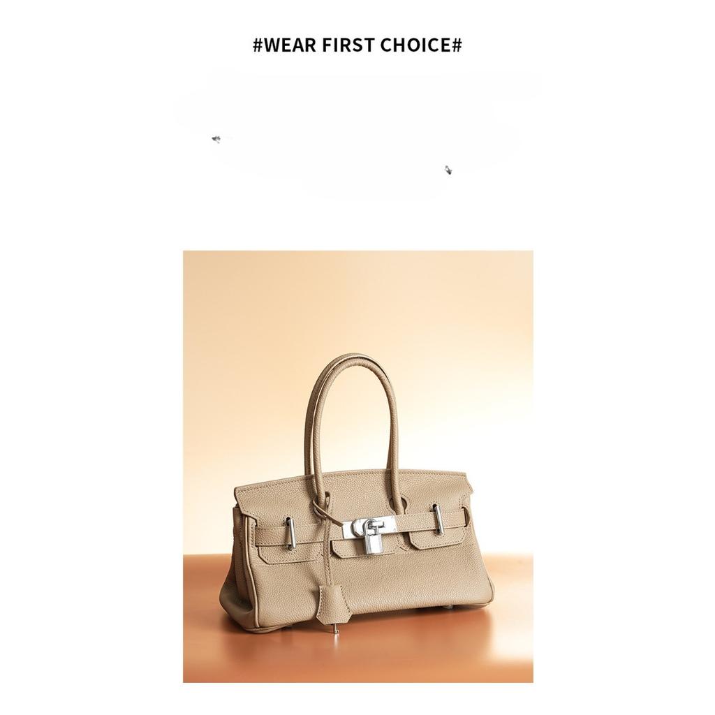 [TOGO Rindsleder erste Schicht] High-End-Qualität Leder Damen Handtaschen Große Kapazität Pendler Handtaschen