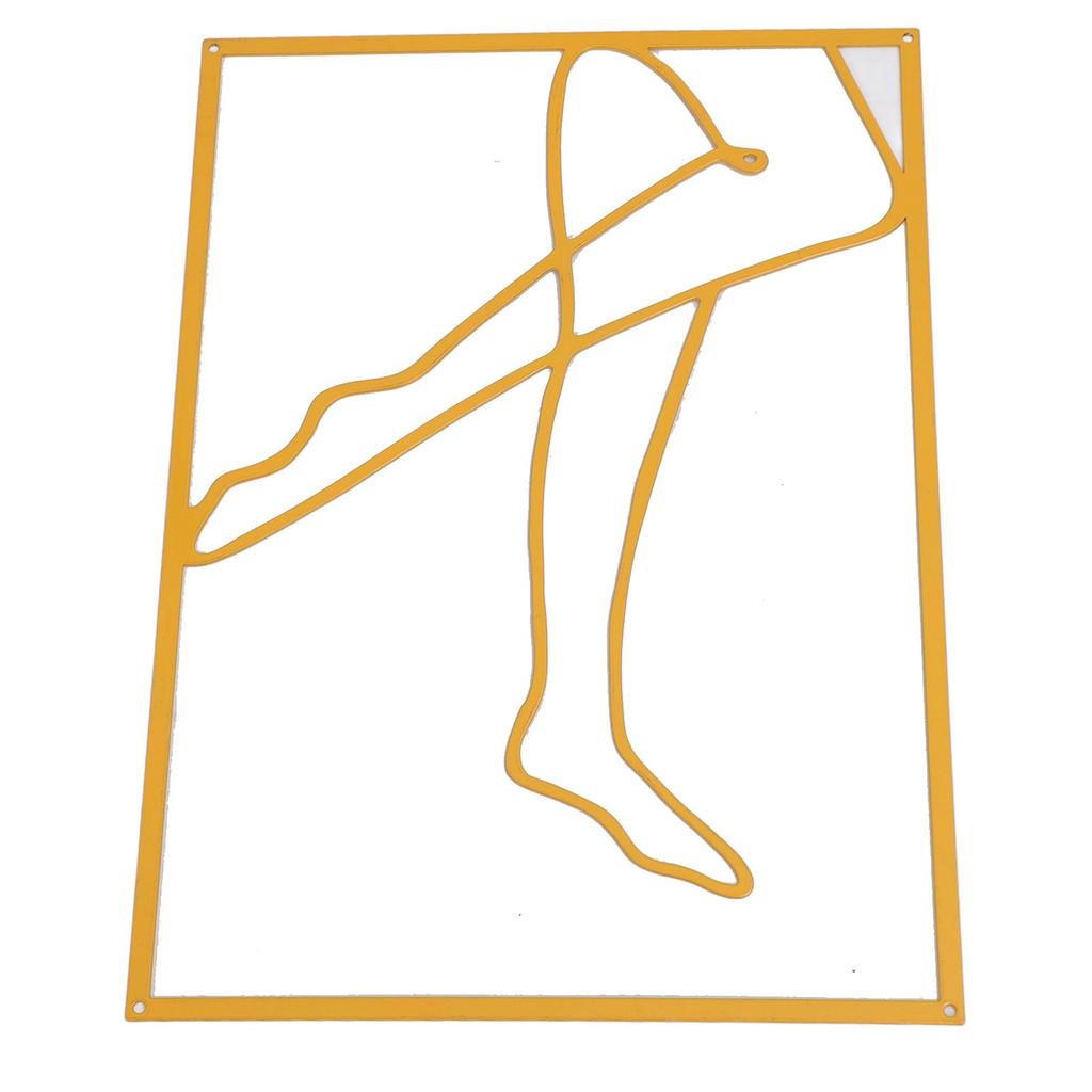 Female Art Wall Decoration Minimalist Modern Iron Art Innovative Metal Line Wall Art Decor for