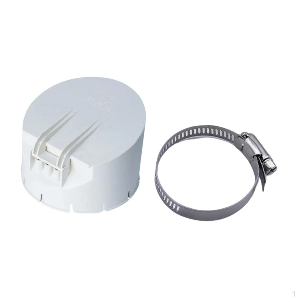 Drain Backflow Preventer Backwater Sealing Horizontal Installation Smell Stoper Sewer Valve