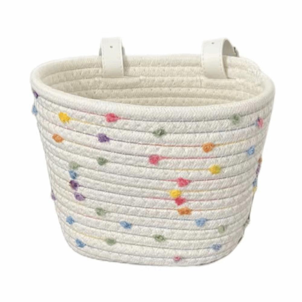 Großvolumiger Lenker-Frontkorb Abnehmbares Design Fahrrad-Tragetasche Fahrradkorb Jungen Mädchen