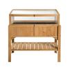 Raised Planter - HB92 Divit - Weather-resistant Wood - Integrated Shelves - 119x53x124 Cm