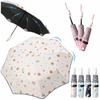 Folding Umbrella with Automatic Safety UV Light Heat Suitable for Sun and Rounded Reflective 8 Double Water UV Sun Heat Rainy Season Typhoon